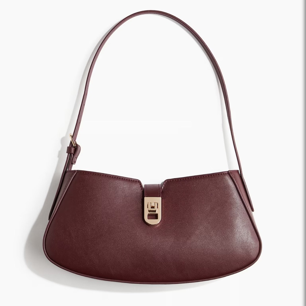 H&M Burgundy Shoulder Bag
